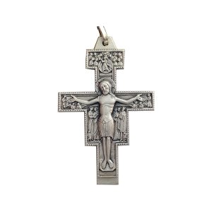 画像: 【4サイズ】イタリア製 ロザリオ ペンダントトップ サン・ダミアーノの十字架 シルバー925