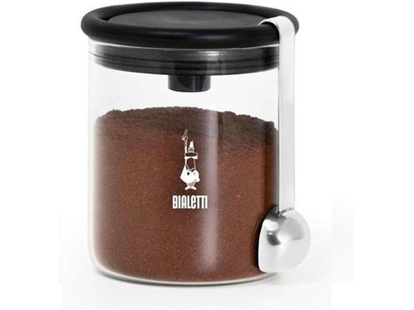 画像1: エスプレッソコーヒー用ポット スプーン付属 保存容器 Bialetti（ビアレッティ） (1)