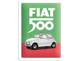 画像: アンティーク風サインプレート イタリア FIAT 500 20ｘ15cm