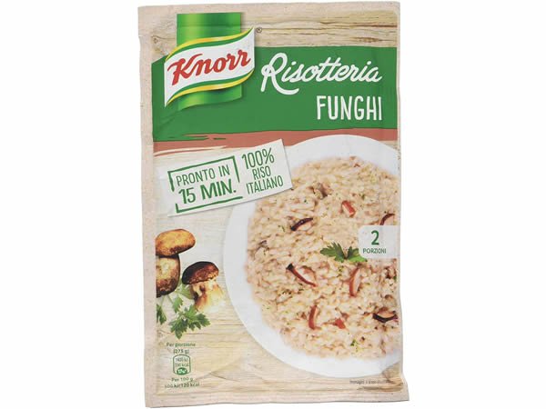 画像1: イタリア きのこのリゾット インスタント食品 2人分 Knorr (1)