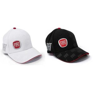 画像: 【2色】Fiat フィアット キャップ 白 / 黒 公式FIAT製品