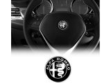 画像: Alfa Romeo 21830A 3D ロゴステッカー ブラック・ハンドル用 対応モデル Alfa Giulietta, Mito, 147, 159, 156, 4c, Brera