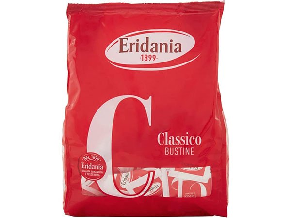 画像1: イタリア Eridania バールで見かけるエスプレッソ用砂糖の小袋 1kgパック (1)
