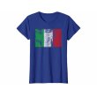 画像14: 【10色展開】イタリア語Tシャツ「ヴィンテージ風イタリア国旗」メンズ レディスS-XXXL (14)