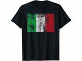 画像: 【10色展開】イタリア語Tシャツ「ヴィンテージ風イタリア国旗」メンズ レディスS-XXXL