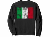 画像: 【5色展開】イタリア語トレーナー ユニセックス「ヴィンテージ風イタリア国旗」メンズ レディス S-XXL