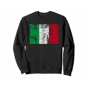 画像: 【5色展開】イタリア語トレーナー ユニセックス「ヴィンテージ風イタリア国旗」メンズ レディス S-XXL