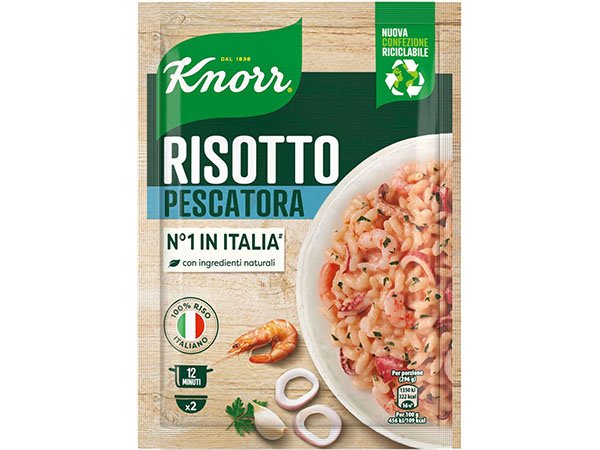 画像1: イタリア 魚介のリゾット ペスカトーラ インスタント食品 2人分 Knorr (1)