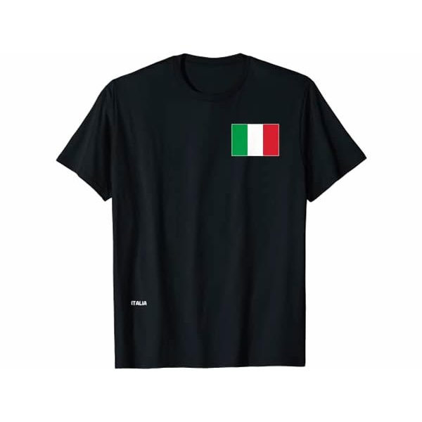 画像1: 【10色展開】イタリア語Tシャツ 「イタリア国旗」メンズ レディス S-XXXL、キッズ 2-12歳 (1)