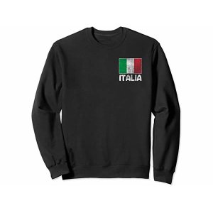 画像: イタリア語トレーナー ユニセックス「イタリア国旗」メンズ レディス S-XXL