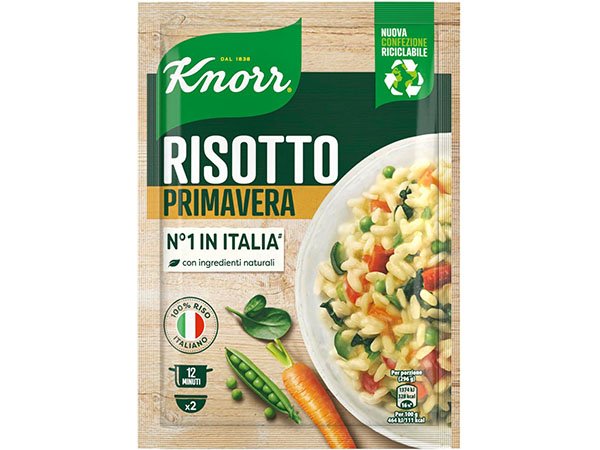 画像1: イタリア 春野菜のリゾット インスタント食品 2人分 Knorr (1)