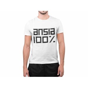 画像: 【5色展開】イタリア語おもしろTシャツ「心配 100%」メンズ レディス S-XXL