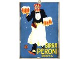 画像: アンティーク風サインプレート PERONI ペローニ 25 x 18cm