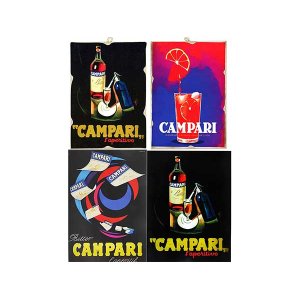 画像: 【5種】アンティーク風サインプレート ポスター CAMPARI カンパリ 25 x 18cm / 42 X 30cm