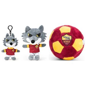 画像: 【3種】Romoloのぬいぐるみ、ボール AS ROMA ASローマ 公式オフィシャルグッズ イタリア