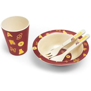 画像: 離乳食＆子供用食器セット AS ROMA ASローマ 公式オフィシャルグッズ イタリア