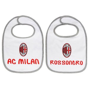画像: 【2種】よだれかけ スタイ 0-24ヶ月 AC Milan ACミラン 公式オフィシャルグッズ イタリア