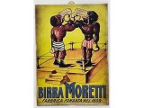 画像: アンティーク風サインプレート BIRRA MORETTI ビッラ・モレッティ 25 x 18cm