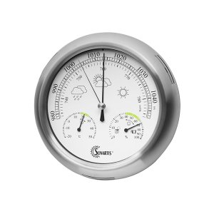 画像: シンプルな温度計・気圧計・湿度計【カラー・ホワイト】【カラー・グレー】