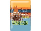画像: アンティーク風サインプレート　イタリア　ヴェネツィア　Venezia Hotel Danieli　30ｘ20cm【カラー・マルチ】【カラー・ブルー】【カラー・オレンジ】