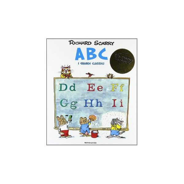 画像1: イタリア語　アルファベットから学ぼう　リチャード・スキャリーの絵本　ABC. I grandi classici　Richard Scarry 対象年齢3歳以上 【A1】 (1)