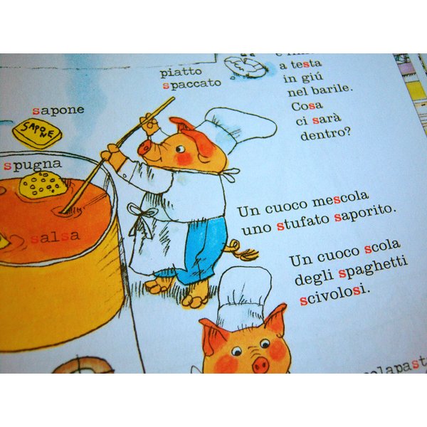 画像5: イタリア語　アルファベットから学ぼう　リチャード・スキャリーの絵本　ABC. I grandi classici　Richard Scarry 対象年齢3歳以上 【A1】 (5)