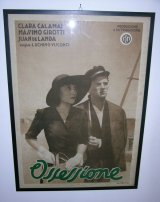 画像: イタリア　映画　アンティークポスター　Ossessione (1942年) 郵便配達は二度ベルを鳴らす ルキノ・ヴィスコンティ 50 x 70 cm