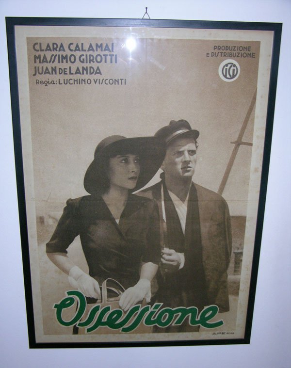 画像1: イタリア　映画　アンティークポスター　Ossessione (1942年) 郵便配達は二度ベルを鳴らす ルキノ・ヴィスコンティ 50 x 70 cm (1)