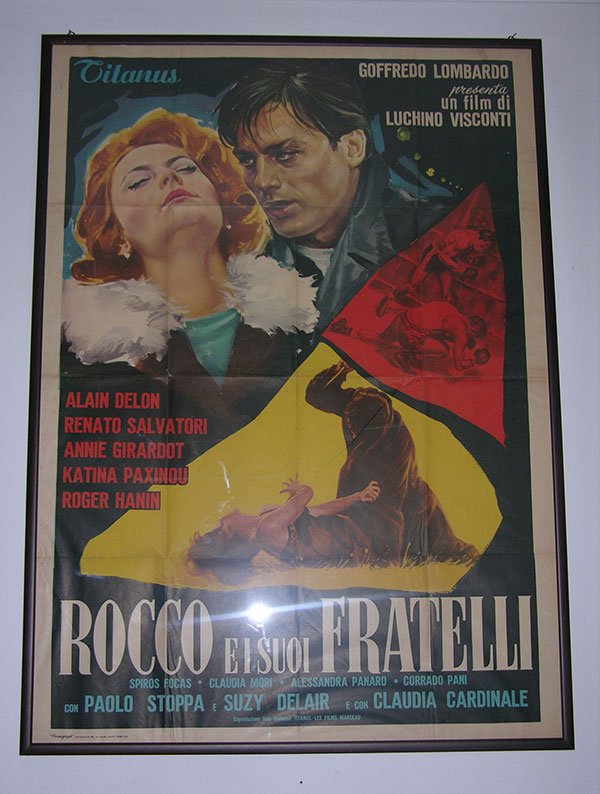 画像1: イタリア　映画　アンティークポスター　Rocco e i suoi fratelli (1960年) 若者のすべて ルキノ・ヴィスコンティ 140 x 100 cm (1)