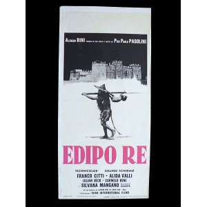 画像: イタリア　映画　アンティークポスター Edipo Re (1967年) アポロンの地獄 ピエル・パオロ・パゾリーニ アリダヴァリ 33 x 70 cm locandine