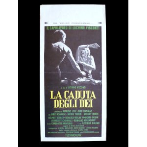 画像: イタリア　映画　アンティークポスター La Caduta degli dei(1969) 地獄に堕ちた勇者ども ルキノ・ヴィスコンティ 33 x 70 cm