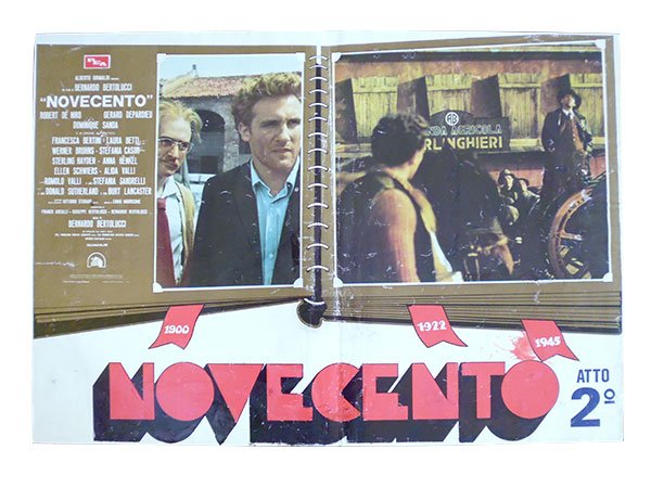 画像1: イタリア　映画　アンティークポスター　Novecento (1976年) 1900年  ベルナルド・ベルトルッチ 50 x 70 cm FOTO BUSTE (1)