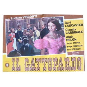 画像: イタリア　映画　アンティークポスター　Il gattopardo (1963年) 山猫 ルキノ・ヴィスコンティ 50 x 70 cm FOTO BUSTE