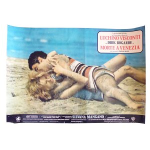 画像: イタリア　映画　アンティークポスター　La morte a Venezia (1971) ベニスに死す ルキノ・ヴィスコンティ 50 x 70 cm FOTO BUSTE