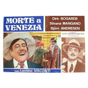 画像: イタリア　映画　アンティークポスター　La morte a Venezia (1971) ベニスに死す ルキノ・ヴィスコンティ 50 x 70 cm FOTO BUSTE