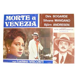 画像: イタリア　映画　アンティークポスター　La morte a Venezia (1971) ベニスに死す ルキノ・ヴィスコンティ 50 x 70 cm FOTO BUSTE