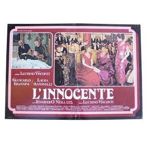 画像: イタリア　映画　アンティークポスター　L'innocente (1976年) イノセント ルキノ・ヴィスコンティ 50 x 70 cm FOTO BUSTE
