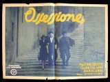 画像: イタリア　映画　アンティークポスター　Ossessione (1942年) 郵便配達は二度ベルを鳴らす ルキノ・ヴィスコンティ 50 x 70 cm manifesti