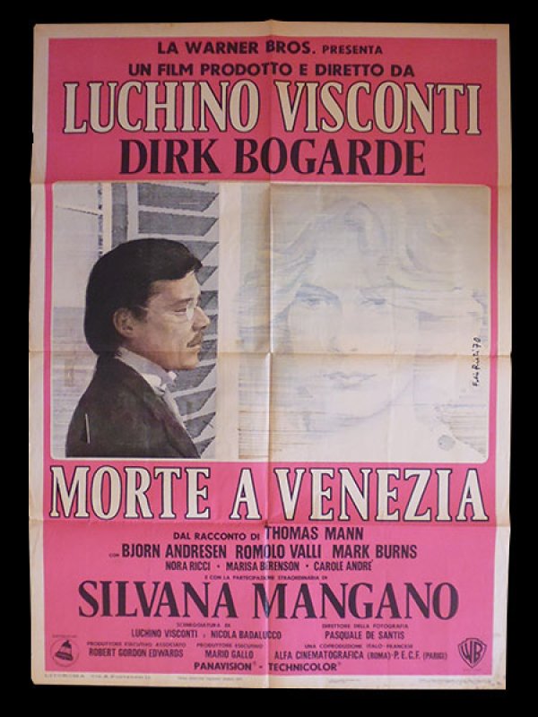 画像1: イタリア　映画　アンティークポスター　La morte a Venezia (1971) ベニスに死す ルキノ・ヴィスコンティ 100 x 140 cm manifesti (1)