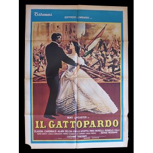 画像: イタリア　映画　アンティークポスター　Il gattopardo (1963年) 山猫 ルキノ・ヴィスコンティ 100 x 140 cm manifesti
