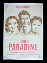 画像: イタリア　映画　アンティークポスター Il caso Paradine (1947年) パラダイン夫人の恋 アルフレッド・ヒッチコック アリダヴァリ 100 x 140 cm manifesti