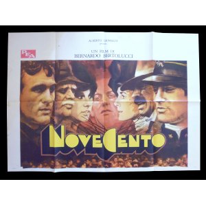 画像: イタリア　映画　アンティークポスター　Novecento (1976年) 1900年  ベルナルド・ベルトルッチ 100 x 140 cm manifesti