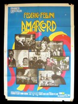 画像: イタリア　映画　アンティークポスター　Amarcord (1973年) フェリーニのアマルコルド  フェデリコ　フェリーニ 100 x 140 cm manifesti