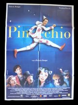 画像: イタリア　映画　アンティークポスター　Pinocchio (2002年) ピノッキオ ピノキオ ロベルト・ベニーニ ニコレッタ・ブラスキ ゴールデンラズベリー賞  100 x 140 cm manifesti