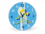 画像: 2柄展開 BARILLA 壁掛け時計 30 cm バリッラ【カラー・ブルー】【カラー・イエロー】【カラー・マルチ】