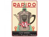 画像: 万年カレンダー エスプレッソコーヒー モカ CAFFE' RAPIDO - イタリア インテリア【カラー・レッド】【カラー・マルチ】