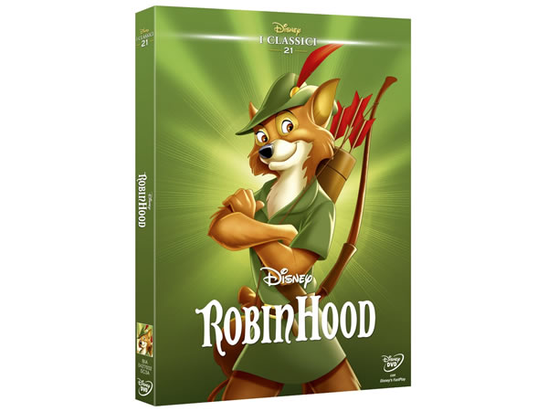 イタリア語で観るディズニー映画 アニメ Disneyの ロビン フッド Dvd コレクション 21 Robin Hood Micky ミッキーマウス Wolfgang Reitherman Antiquarium Milano