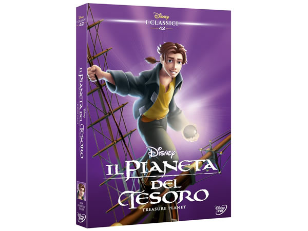 イタリア語で観るディズニー映画 アニメ Disneyの トレジャー プラネット Dvd コレクション 42 Treasure Planet Micky ミッキーマウス Ron Clements John Musker Il Pianeta Del Tesoro Antiquarium Milano