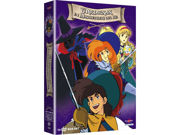 イタリア語で観る映画 アニメ「アニメ三銃士」DVD 10枚組