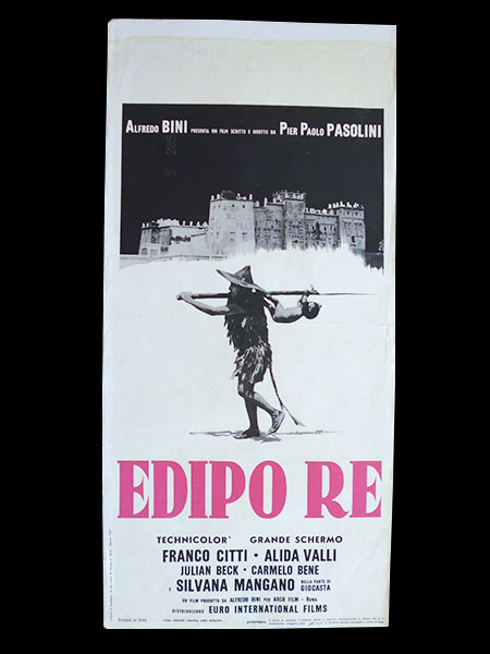イタリア 映画 アンティークポスター Edipo Re 1967年 アポロンの地獄 ピエル パオロ パゾリーニ アリダヴァリ 33 X 70 Cm レストラン ショップ インテリア ディスプレイ 開店祝い Antiquarium Milano